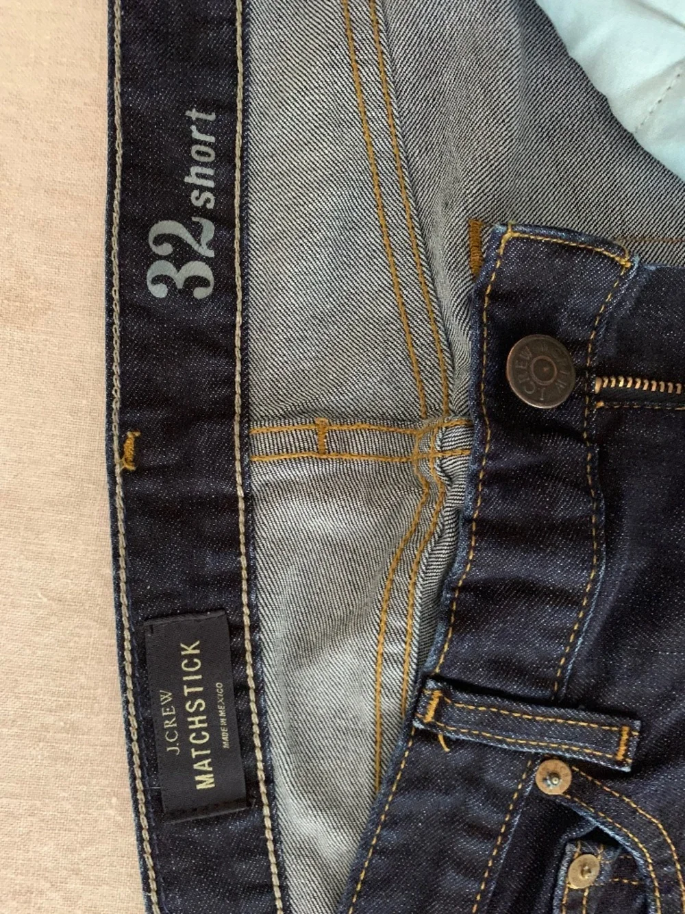 J.Crew Matchstick Dark Wash Skinny Jeans Women's Size 32 Short
